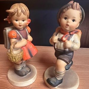 Hummel school boy and school girl